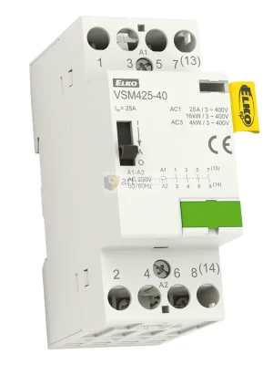 Objednat Nyní Instalační stykač s manuálním ovládáním VSM425-04 24V AC ELKO ep