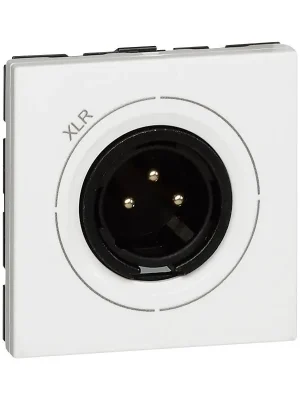 Autentický MOSN ZÁS. XLR 3P SAMEC 2M BÍLÁ *078756 Legrand