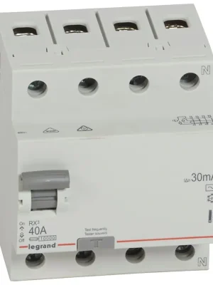 Autentický RX3 CHRÁN. 4P 40A 30MA AC *402063 Legrand