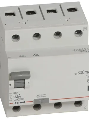 Výprodej RX3 CHRÁN. 4P 63A 300MA AC *402072 Legrand