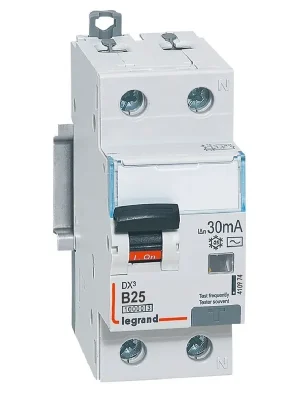 Vysoce Kvalitní DX3 KOMB. 1+N B25 30MA AC 10KA *410974 Legrand