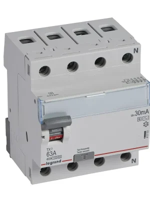Bezpečná Platba TX3 CHRÁN. 4P 63A 30MA AC-G *411753 Legrand