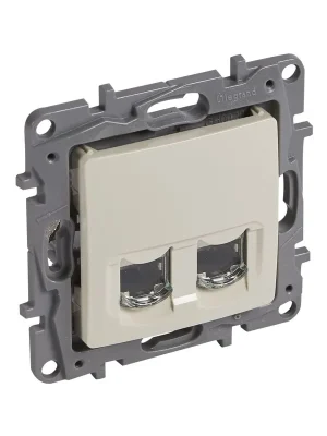 Časově Omezené NIL ZÁS. 2XRJ45 KAT.6 STP BÉŽ. *664876 Legrand