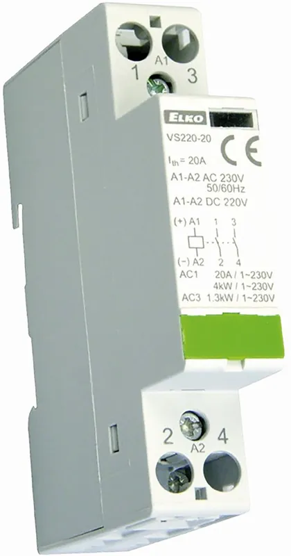 Stykač VS220-20 24VAC/DC Časově Omezené
