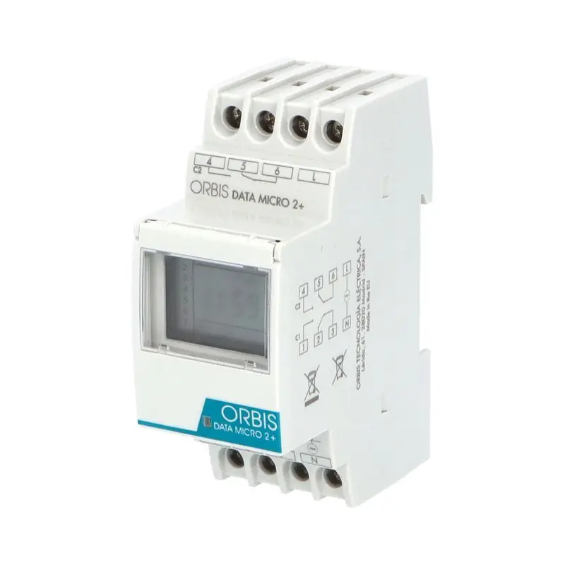 Bezpečná Platba ORBIS Hodiny spínací DATA MICRO 2+ Digitální týdenní 16A 230V IP20