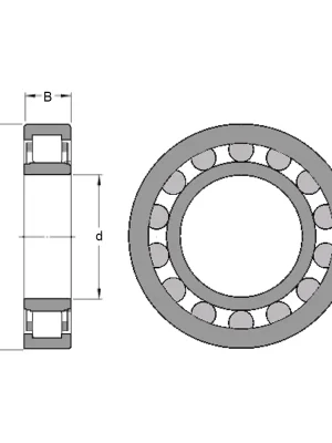 ZVL NU 2220 – ložisko 100×180×46 mm Výprodej