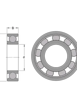 ZVL 16002 – ložisko 15×32×8 mm Horká Nabídka