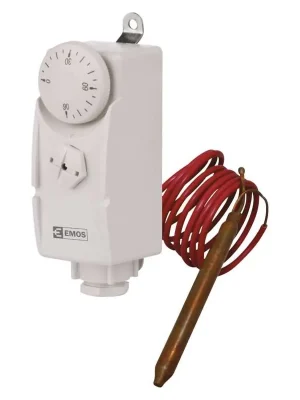 EMOS Termostat T80F s kapilárním čidlem 0-90°C manuální Zlevněný