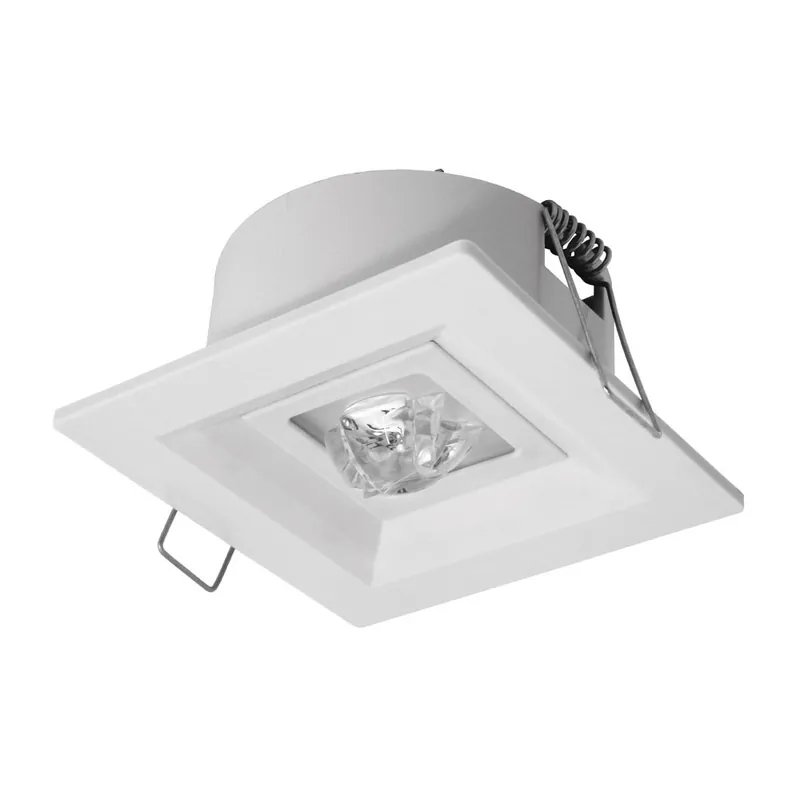 Originální MODUS Svítidlo nouzové LOVATO P, vestavné, optika "route", 2W LED 250 lm STANDARD IP20 1h , stále svítící / svítící při výpadku, bílé