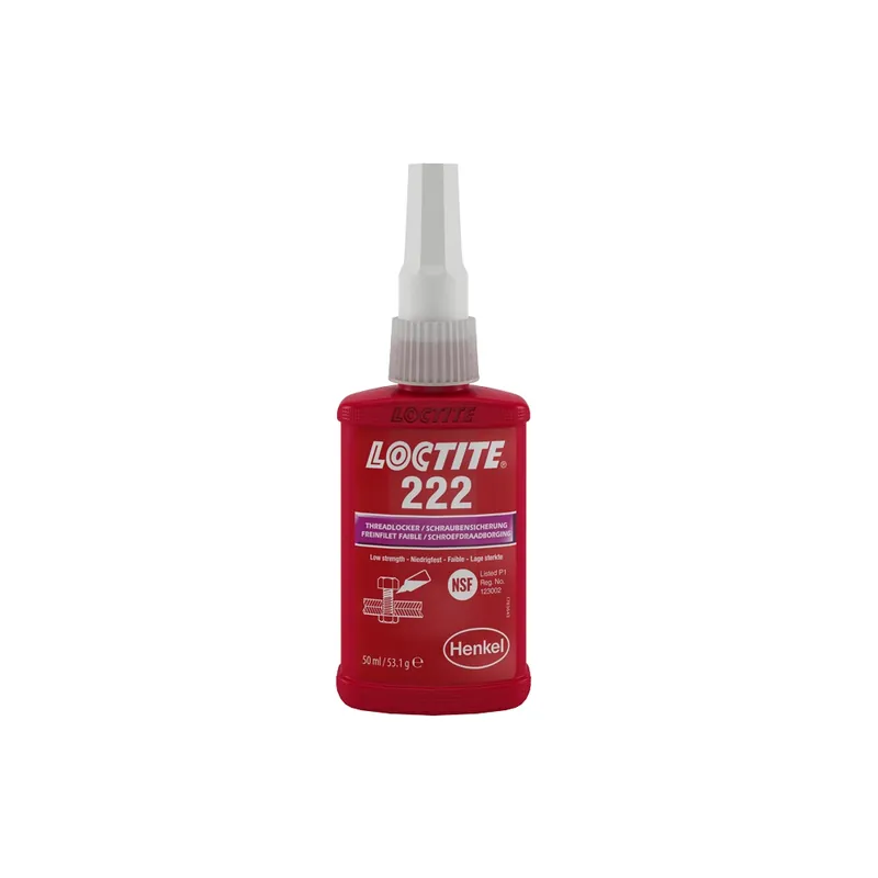 Loctite 222 50 ml lepidlo zajišťovač šroubů nízká pevnost Odeslání Ihned