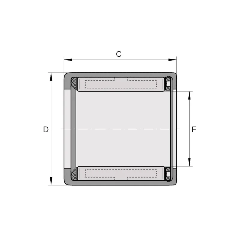 Jen Po Omezenou Doba SKF HF 1616 – ložisko 16×22×16 mm