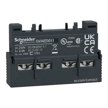 Akce SCHNEIDER Kontakty GVAED011 pomocné + chybové