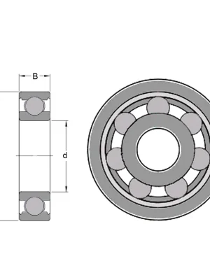 ZVL 6403 – ložisko 17×62×17 mm Sezónní Sleva