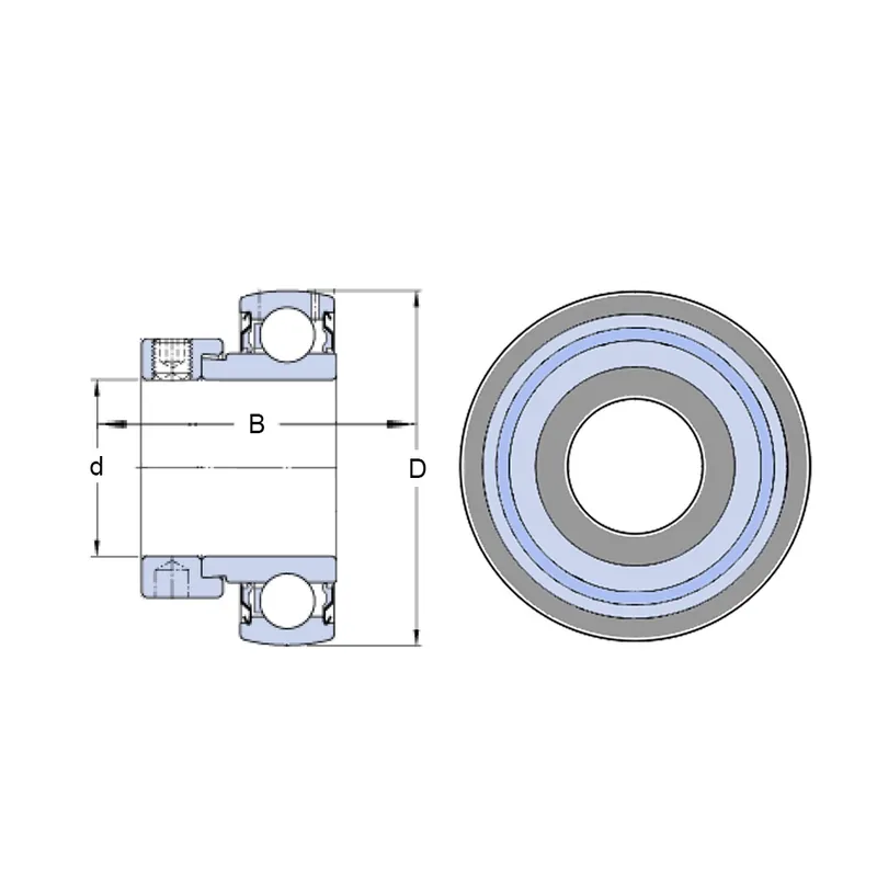 Originální SKF YET 207-104 – ložisko