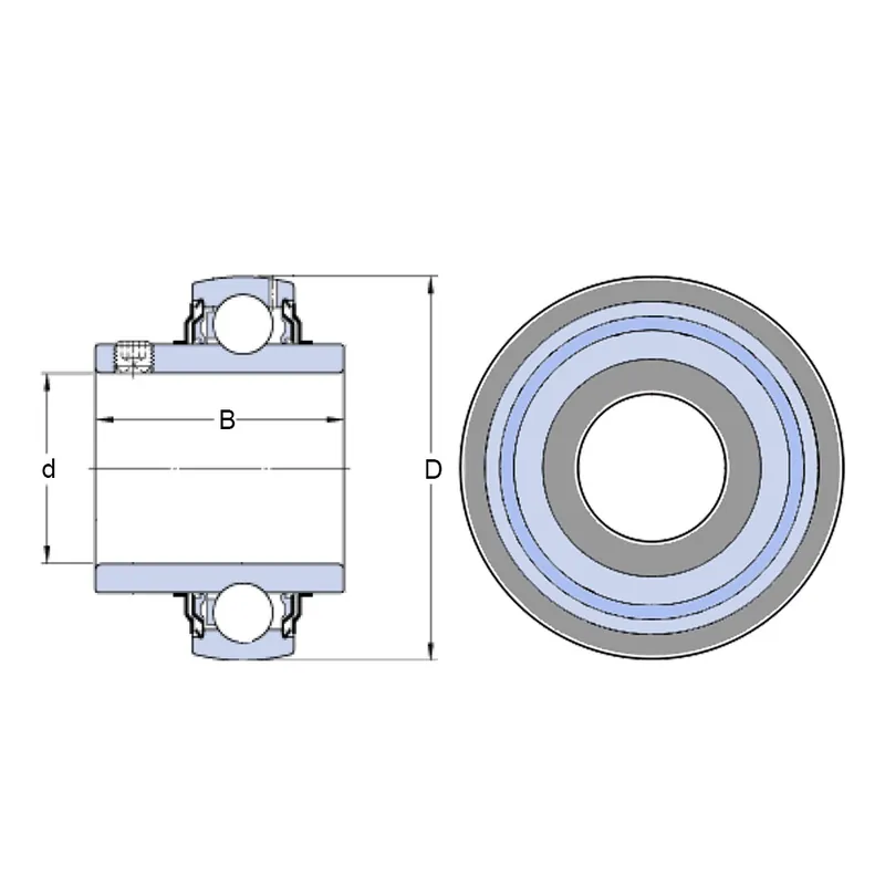 SKF YAR 206 2F – ložisko 30×62×16 mm Vrácení Zdarma