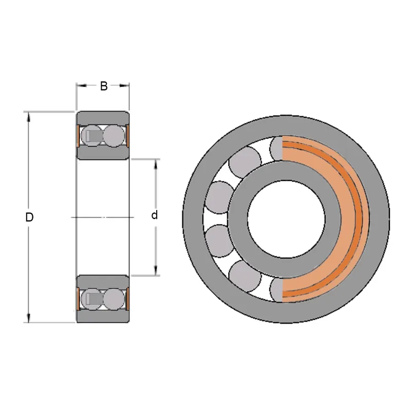 SKF 2206 E 2RS1 TN9 – ložisko 30×62×20 mm Omezená Nabídka