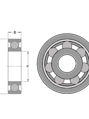 ZVL 6303 A – ložisko 17×47×14 mm Cenově Výhodný