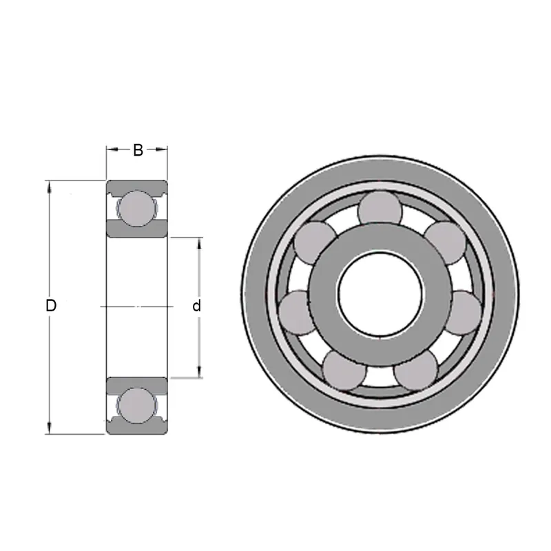 IBB 6010 – ložisko 50×80×16 mm Vysoce Kvalitní
