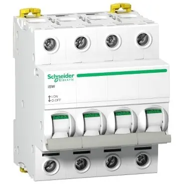 SCHNEIDER Spínač iSW 4P 40A 400/415V Časově Omezené