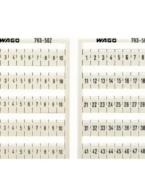 KartaWAGO 793-4569 popis 51-60 10x Výprodej
