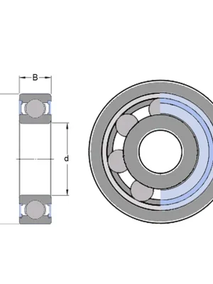 ZVL 607 2Z – ložisko 7×19×6 mm Finální Výprodej