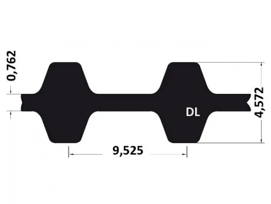 Řemen ozubený 600 DL 050 (12,70 mm) optibelt ZR Kup Teď