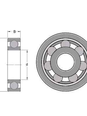 ZVL 6204 /C3 – ložisko 20×47×14 mm Ihned K Objednání