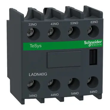 Autentický SCHNEIDER Kontakty LAD-N40G pomocné