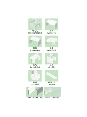 Kryt EKE 100x60 spojovací 8552 HB Výprodej