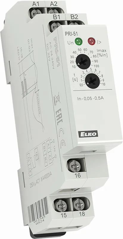ELKOEP Relé PRI-51/5 24-230VAC,24VDC Rychlé Dodání