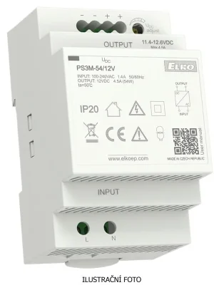 Oblíbený ELKO EP ZDROJ PS3M-60 24V DC 60W 8052