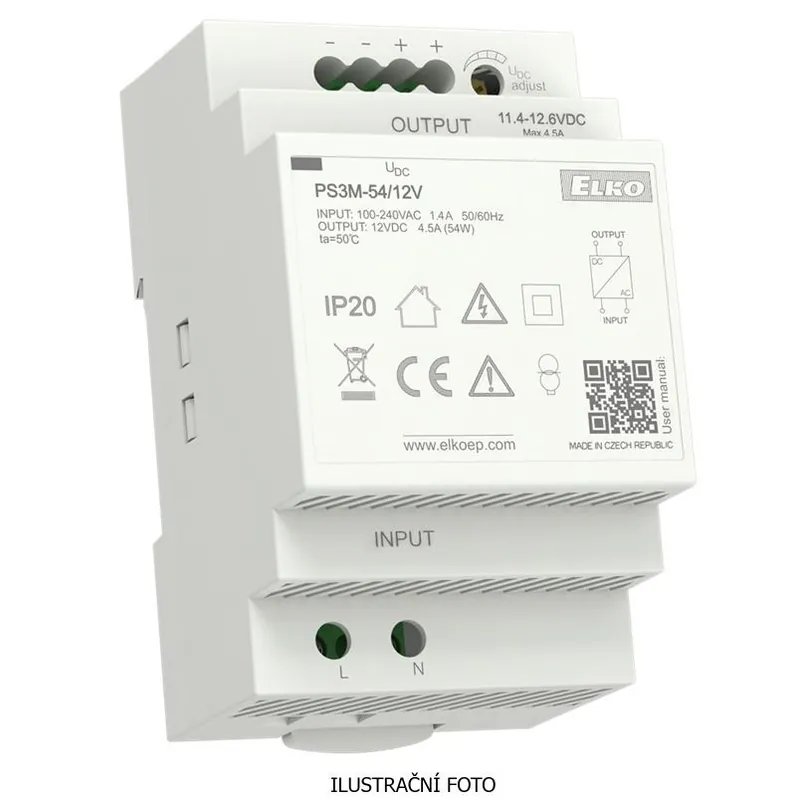 Oblíbený ELKO EP ZDROJ PS3M-60 24V DC 60W 8052
