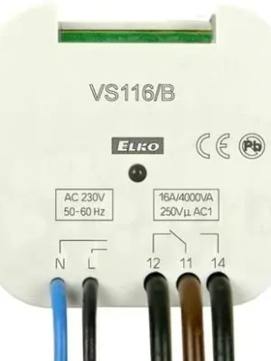 ELKO EP RELÉ POMOCNÉ VS116B/230 ,230VAC 16A, (DO KU68) 4754 Pouze Dnes