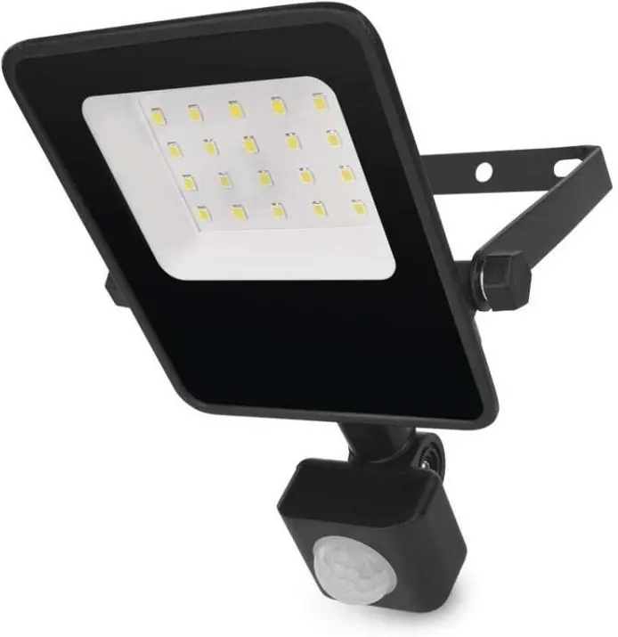 Originální LED reflektor EMOS VISIO s pohybovým čidlem 10W 1500lm 4000K IP54 černá ZS2913
