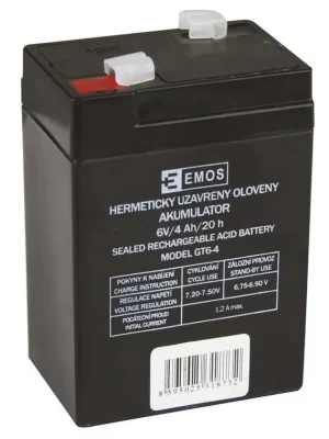 Výhodná Nabídka Olověný akumulátor EMOS GT6-4,2 (pro 3810) 6V 4,2Ah