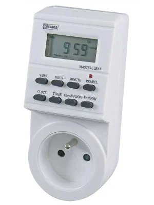 Spínací hodiny EMOS TS-EF1 digitální do zásuvky IP20, P5501 Finální Výprodej