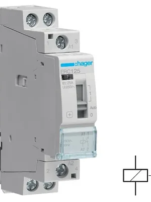 Tovární Cena HAGER ERC125 Stykač 25A, 1S, 230V~50/60Hz