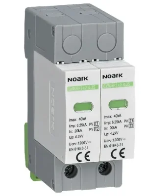 Noark 111745 Ex9UEP1+2 6.25 2P 500 EU DC svodič přepětí Ex9UEP, třída 1+2, In=6,25kA Výhodná Nabídka