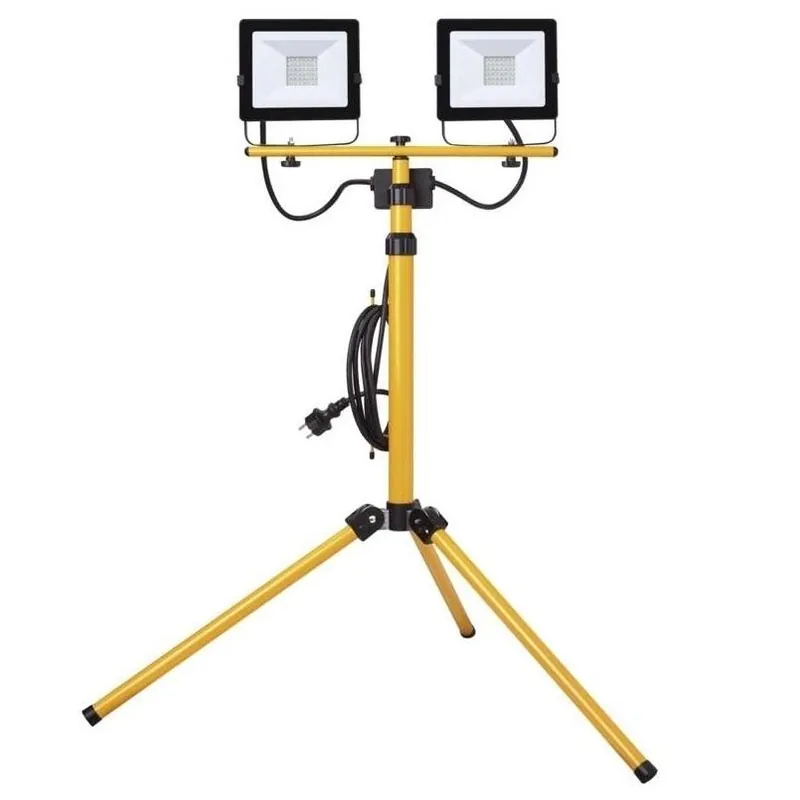 Časově Omezené EMOS LED REFLEKTOR 2X30W HOBBY SLIM NEUTRÁLNÍ BÍLÁ 4000K 2X2400LM TROJNOŽKA ZS2231.2