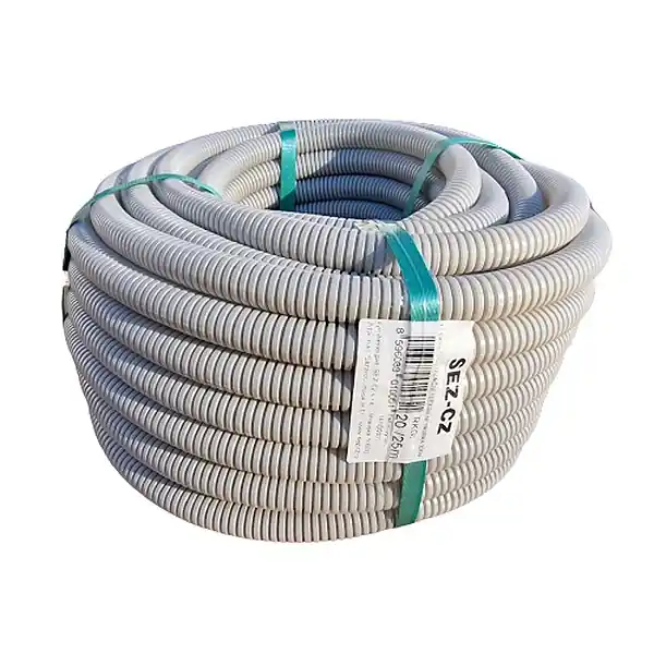 Originální Plastová ohebná trubka SEZ RKGL 20/25 320N, vnější průměr 20 mm, návin 25 m
