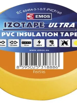 EMOS PÁSKA IZOL. 15X10 ZLUTA Aktuální