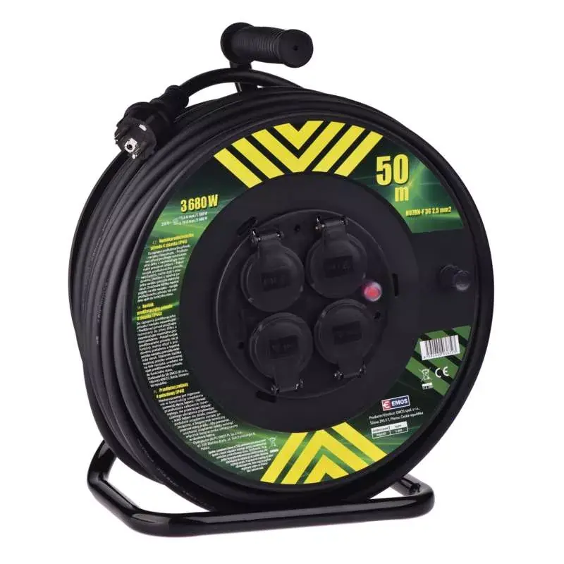 EMOS P084503 Buben 4Z 50m 2,5mm GUMA / NFH-059 Sleva
