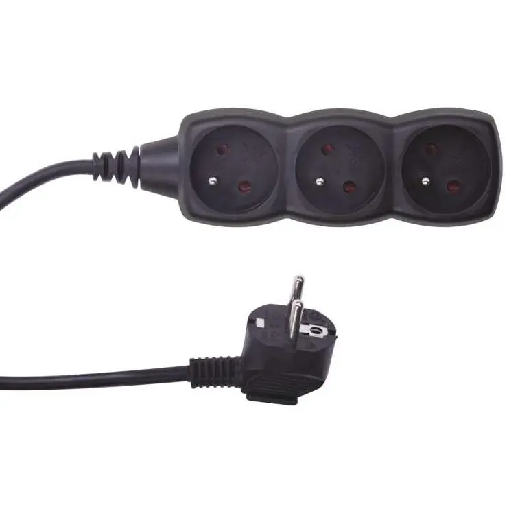 Časově Omezené EMOS PŘÍVOD PRODLUŽ. 3Z 5M ČERNÁ -PC0315-