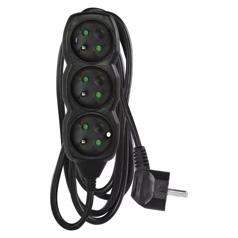 EMOS PC0311 Prodlužovák 3Z 1,5m černá Aktuální