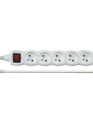 Expresní Doručení Prodlužovací kabel EMOS P1613 3m 6xzás. 250V/10A s vypínačem PVC bílá