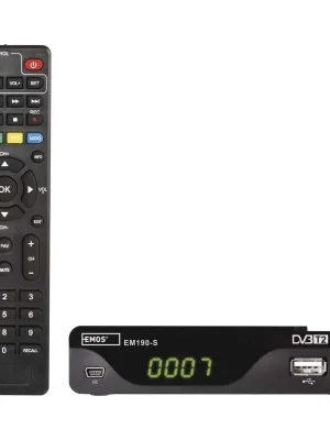 Autentický EMOS SET-TOP BOX DVB-T2 EM190-S HD HEVC H265 J6014