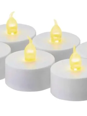 EMOS VÁNOČNÍ OSVĚTLENÍ LED DEKORACE 6X ČAJOVÁ SVÍČKA BÍLÁ 6XCR2032 ZY2149 Top Prodej