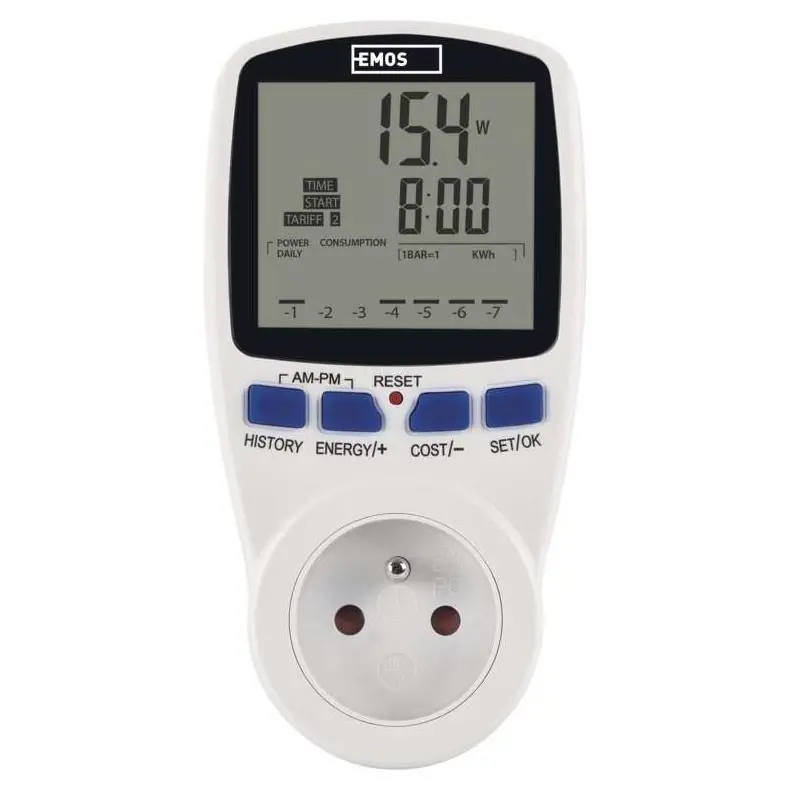 Jen Po Omezenou Doba EMOS WATTMETR (MĚŘIČ SPOTŘEBY ENERGIE) P5805