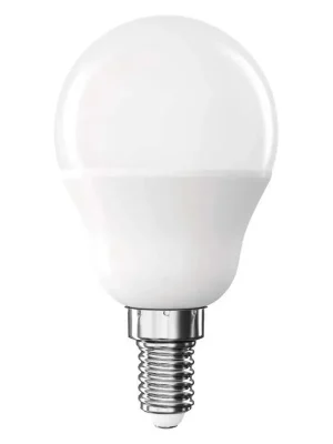 Sezónní Sleva LED žárovka mini globe Emos G45 E14 4.2W (40W) 470 lm 4000K 840 matná