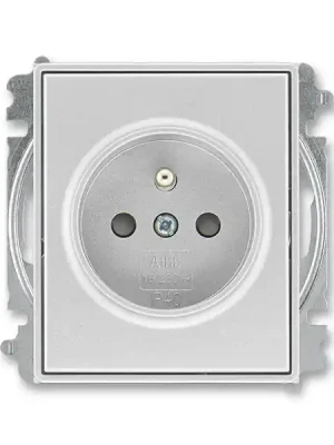 ABB 5519E-A02357 08, TIME Zásuvka jednonásobná, bezšroub.; titanová Cenový Hit